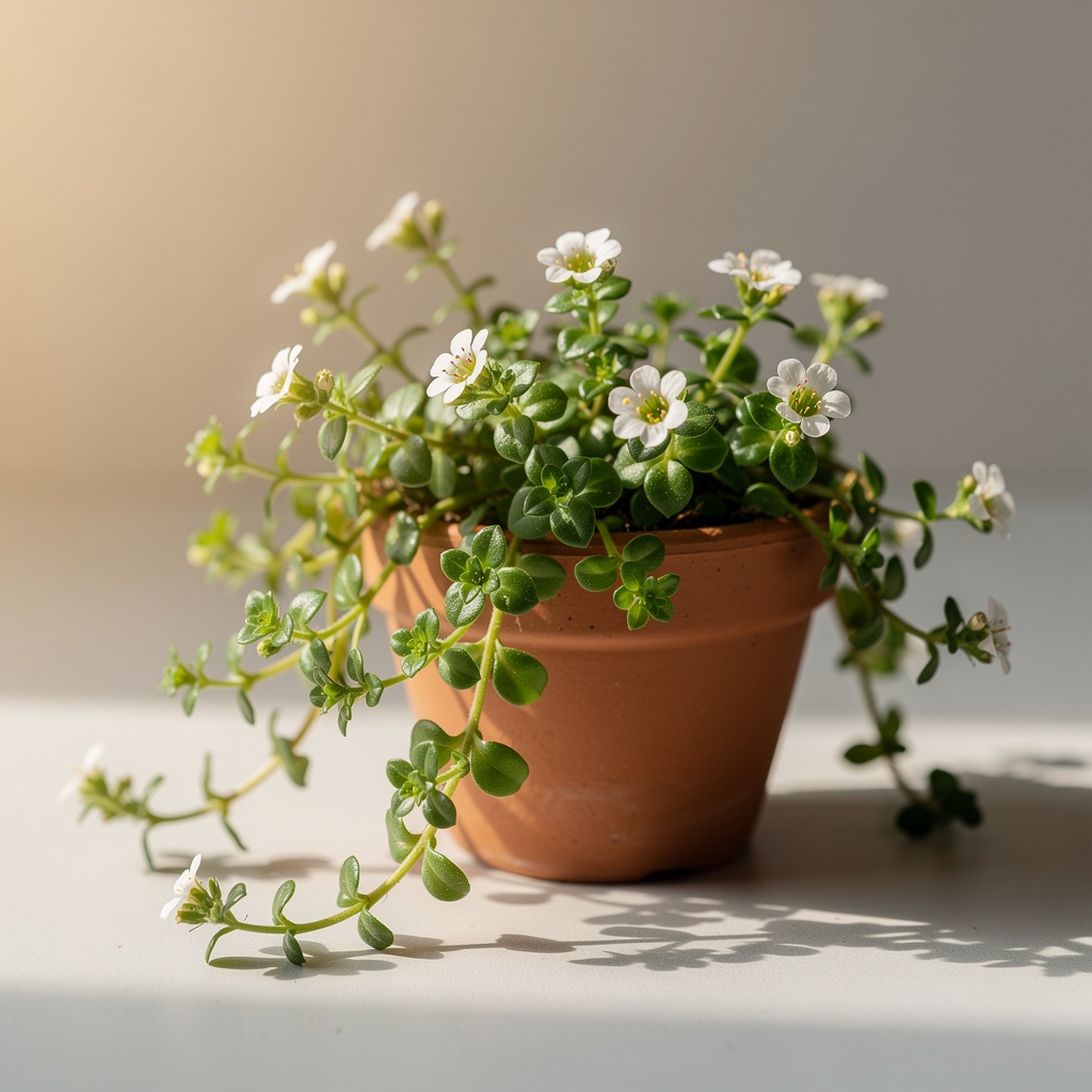 Growing Brahmi in a pot